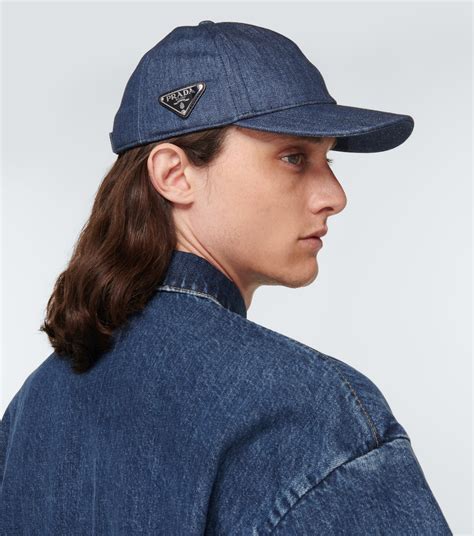 prada denim cap|prada denim shirt women's.